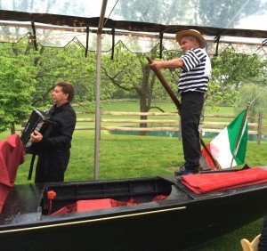 A gondola and strolling musicians helped set the tone for the Brandywine Health Foundations’s 2014 Venetian-themed Garden Party.